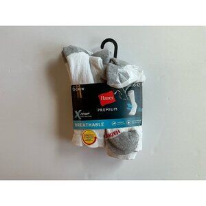 Hanes Premium X-Temp Breathable Crew Socks - 5 Pack